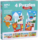 Kids Puzzle The 4 Seasons for 3++ Years 16pcs Apli Kids