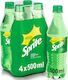 Sprite Lemon Soda with Carbonation in Bottle 4x500ml