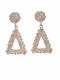 Ble Resort Collection Σκουλαρίκια Κρεμαστά Επιχρυσωμένα