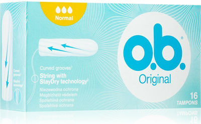 O.B. Original Normal Tampons for Normal Flow 16pcs