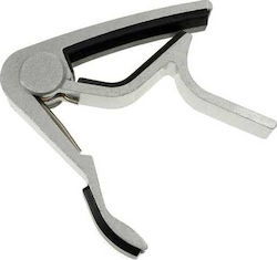 Ashton Metallic Trigger Capo for Acoustic Guitar CP10 Acoustic Capo 608910 Silver