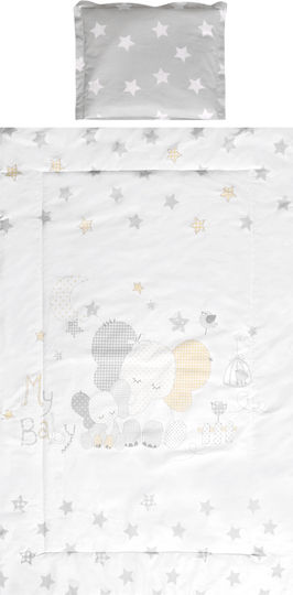 Lorelli Σετ Κούνιας Ranforce Elephant Star Γκρι 3τμχ