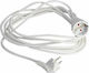 1 Platz mit Kabel 2m Durchmesser 3 x 1.5mm² Weiß
