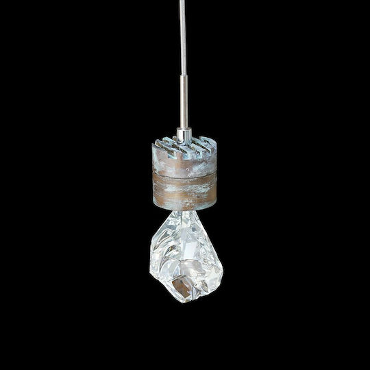 DITS Lighting Acc Swarovski Crystal Elements Hängelampe Bronze mit Kristallen