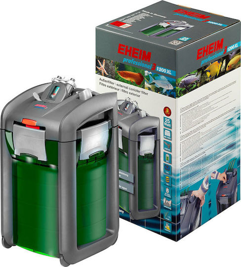 Eheim Professionel 3 1200XL Thermofilter External Filter 25W for Aquariums up to 1200lt with Performance 1700lt/h