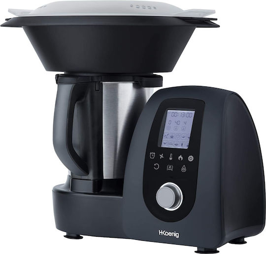 HKoenig Aragaz multifuncțional 1000W cu Capacitate 2lt Negru