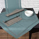 Silk Fashion Runner Rezistent la pete Bg18 Benzină/Griza 45x170cm
