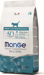 Monge Natural Superpremium Kitten 1-12 Months 1.5kg Monge Natural Superpremium Kitten 1-12 Months 1.5kg