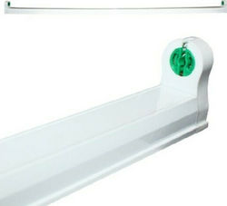 Aca Double-Ended Lighting Batten T8 with 1 Slot for LED Lamp 200W 60cm