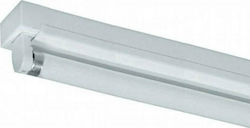 Aca Double-Ended Lighting Batten T8 with 1 Slot for LED Lamp 36W 120cm