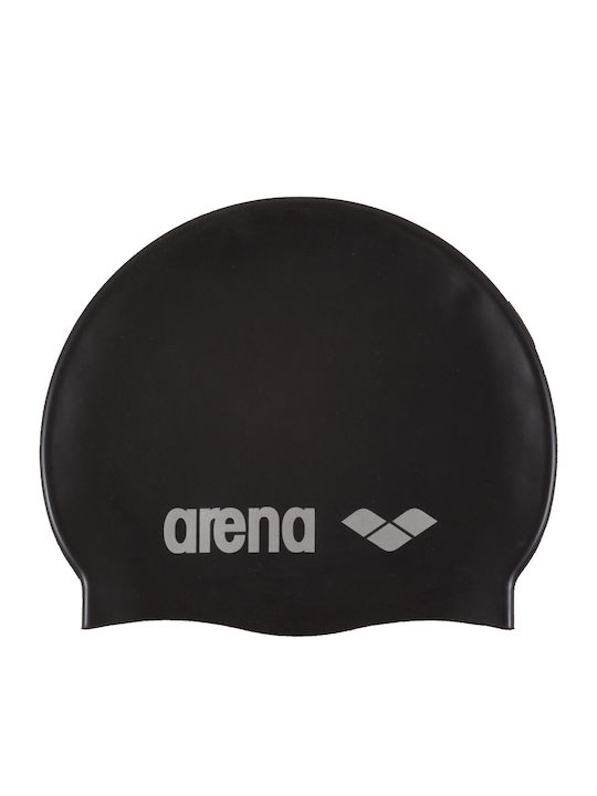 Arena Classic Σκουφάκι Κολύμβησης Ενηλίκων από Σιλικόνη Μαύρο