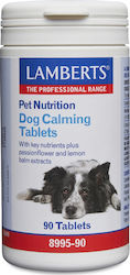 Lamberts Pet Nutrition Dog Calming Tablets Συμπλήρωμα Διατροφής Σκύλου 90tabs 90 tabs