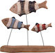 SP Souliotis Decorative Fish made of Wood 27x5x24cm 1pcs