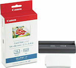 Canon KC-18IF Fotopapier 54x86 für Drucker Tintenstrahl 18 Blätter