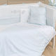 Funna Baby Baby Crib Bedding Set Prince 3pcs Light Blue