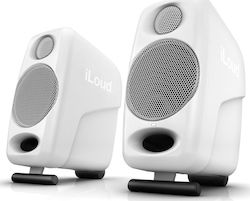 IK Multimedia iLoud Micro Monitor Studio Active Speaker 2 No of Drivers Wi-Fi Connected and Bluetooth 50W White (Pair)