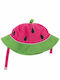Zoocchini Kids' Hat Bucket Fabric Sunscreen Καρπουζάκι Fuchsia