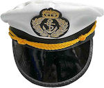 Αποκριάτικο Αξεσουάρ Παιδικό Ναυτικό Καπέλο Λευκό