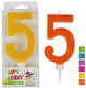 Trend Haus Birthday Candle Number "5" (Μiscellaneous colours) 942036