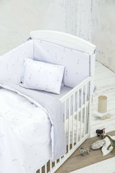 Nima Baby Crib Bedding Set Mojo 5pcs Gray