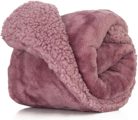 Borea Duvet Cover with Hollowfiber Filling Queen 220x240cm Cozy Pink