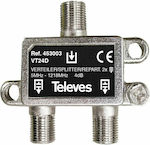 Televes F 2W 5-1218 MHz Splitter Accesorii Satelit 12-17-0201 453003