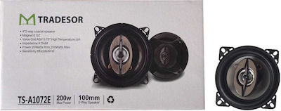 Car Speaker Set TS-A1072E 4" with 20W RMS (2 Way)