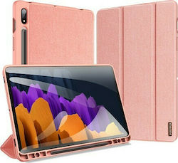 Dux Ducis Domo Series Flip Cover Synthetic Leather Rose Gold (Galaxy Tab S7) 101229116B