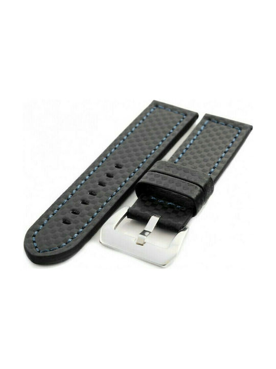 Diloy Straps Curea din piele Negru 18mm