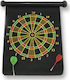 ToyMarkt Magnetisches Ziel beidseitig 35cm mit 2 Magneten Set mit Ziel & Darts