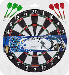 ToyMarkt Set mit Zielscheibe & 1 Ziel 37cm mit 6 Pfeilen