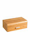 Kesper Bread Box with Lid Wooden Brown 36x20x14cm