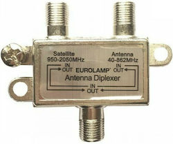 Eurolamp TV-SAT ''F'' Combiner Accesorii Satelit 147-10125