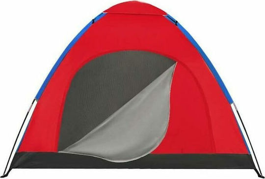 Camping Tent Igloo Red 3 Seasons For 4 People 190x190x123cm