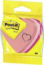 3M 2007H Post-it Notes Pad 225 Sheets Pink 7x7cm