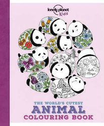 Carte de colorat Anti-Stress THE WORLD'S CUTEST ANIMAL COLOURING BOOK