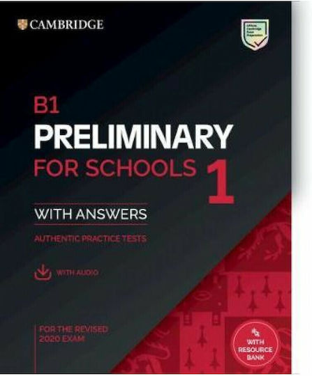 Pet Preliminary for Schools 1 Student's Book (+answers+audio) Revised 2020