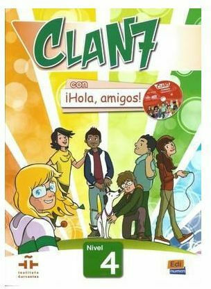 CLAN 7 HOLA AMIGOS 4 ALUMNO (+ CD-ROM)