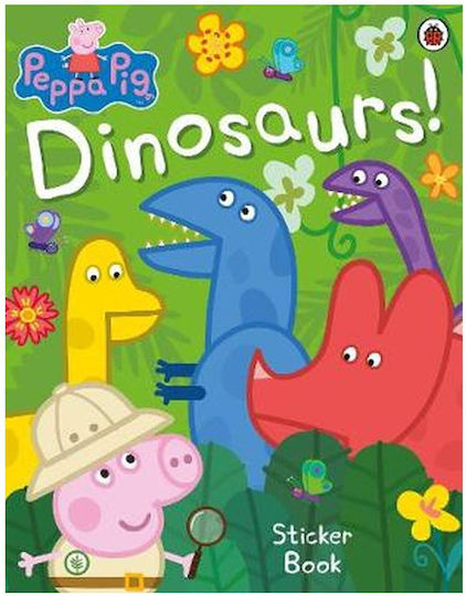PEPPA PIG: DINOSAURS! STICKER BOOK HC BBK