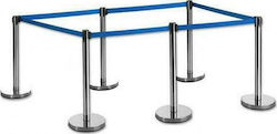Next Systems Safety Barrier Post Blue Set with Strap 2mx91cm SB-200-6 Next Systems Safety Barrier Post Blue Set with Strap 2mx91cm SB-200-6