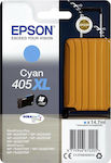 Epson 405XL Μελάνι Εκτυπωτή InkJet Κυανό (C13T05H24010)