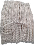 Thick Twisted Flax Cord 5mm Price/Meter Beige