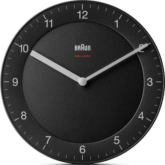 Braun BC06B-DCF Ceas de Perete Metalic Negru Ø20cm