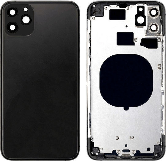 Replacement Back Cover Black for iPhone 11