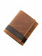 Herrenbrieftasche mit RFID Tabac Braun