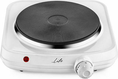 Life Perfect Cook 221-0184 Countertop Burner Emaille Single Weiß