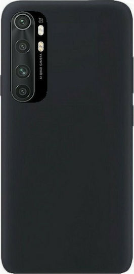 Soft Touch Back Cover Σιλικόνης Μαύρο (Xiaomi Mi Note 10 Lite)