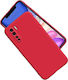 Umschlag Rückseite Silikon Rot (Xiaomi Mi Note 10 Lite)