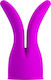 Pretty Love Darren Κεφαλή για Δονητή 11cm Purple