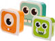 Puckator Monstarz Monster Plastik Kinder Lunchset Mehrfarbig